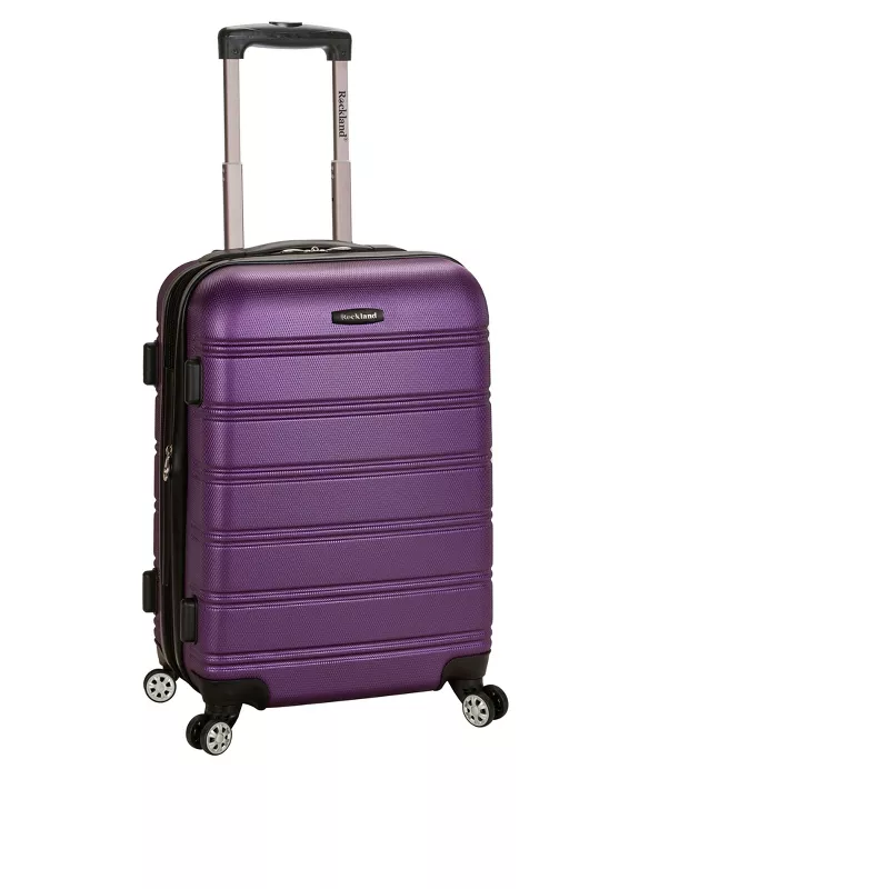 Photo 1 of Rockland Melbourne Expandable Hardside Carry On Spinner Suitcase
