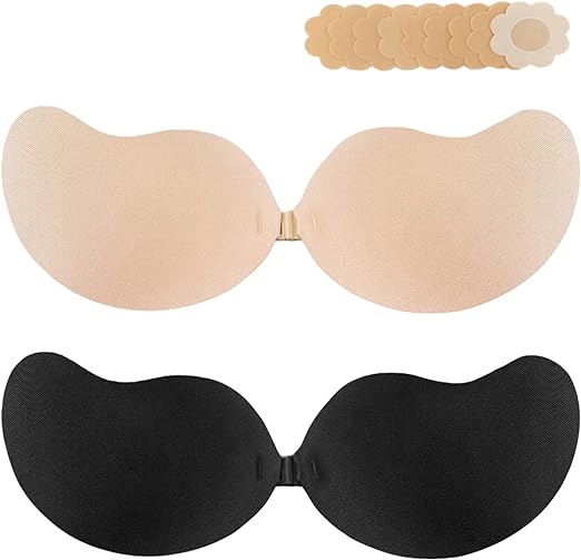 Photo 1 of Newest Super Sticky Push Up Adhesive Bra Invisible Backless Strapless Breast Lift Bra Sticky Boobs for Women