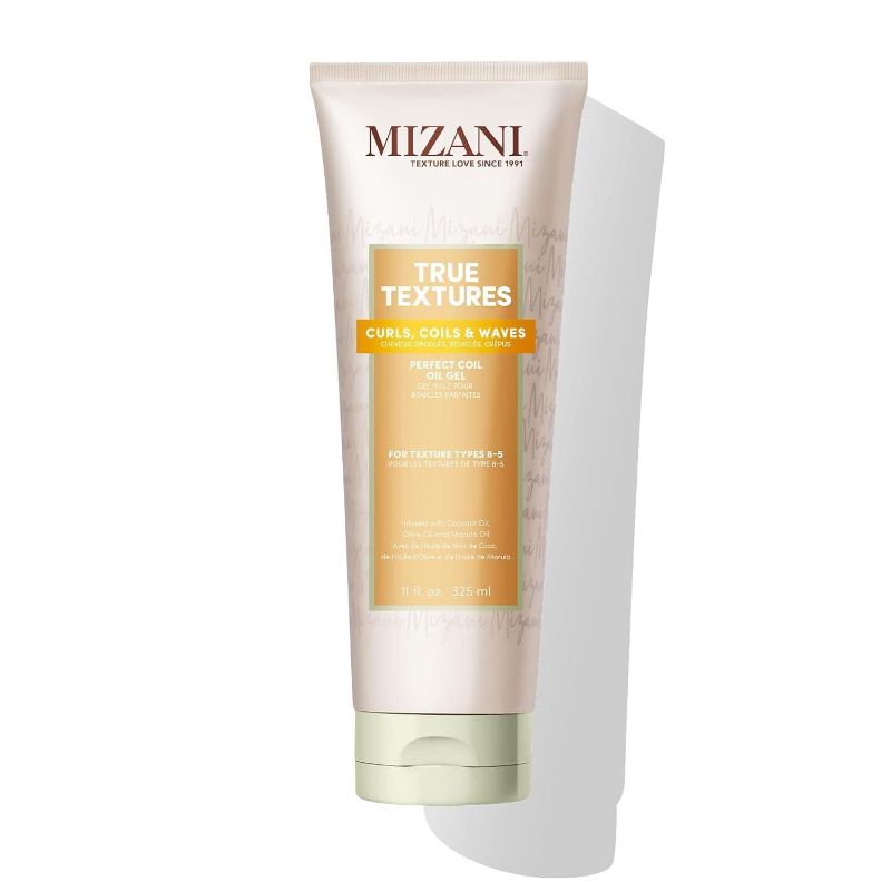 Photo 1 of Mizani True Textures Perfect Coil Oil Gel | Curly Hair Gel Styler| Moisturizes and Fights Frizz | With Coconut Oil | Paraben & Silicone-Free | For Curly, Dry Hair | 11 Fl. Oz.

