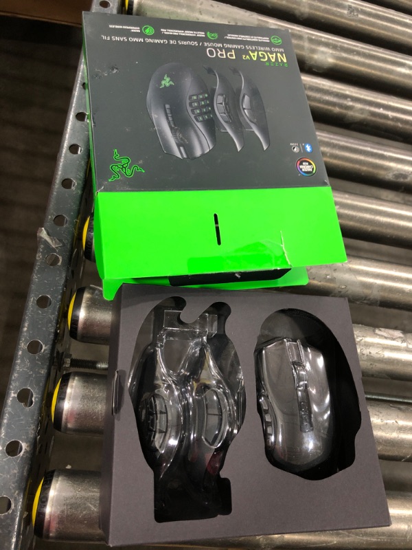 Photo 1 of Razer Naga V2 Pro Wireless Gaming Mouse: Interchangeable Side Plate w/ 2, 6, 12 Button Configurations - Focus+ 20K DPI Optical Sensor - Fastest Gaming Mouse Switch - Chroma RGB Lighting