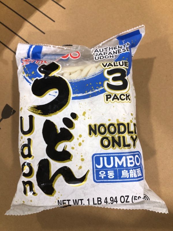 Photo 1 of Myojo Jumbo Udon Noodles, No Soup, 20.94 oz - EXP 03/05/25