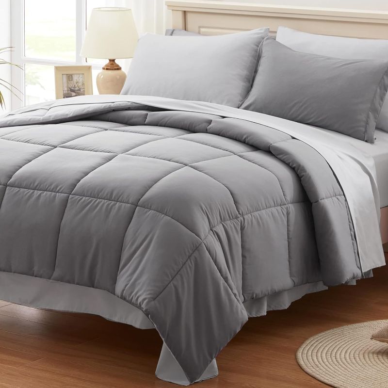 Photo 1 of GRAY BED COMFORTER SIZE UNKNOWN 