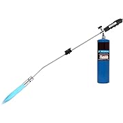 Photo 1 of Torch Propane Burner,Blow Torch,120,000BTU,Gas Vapor, Self Igniting, with Flame Control Valve and Ergonomic Anti-slip Handle(Use Only With Propane Cylinder)