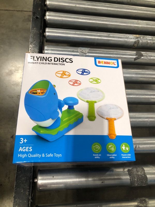 Photo 1 of Bennol Outdoor Game Toys for Kids Ages 3-5 4-8, Flying Disc Launcher Outdoor Outside Toys Gifts for 3 4 5 6 7 8 Year Old Boys Kids, Ideas Outside Outdoor Toys for Kids Toddlers Boys Ages 3-5 6-8 4-8
