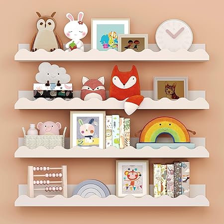 Photo 1 of Nusery Shelves (White, 23 Inches)
