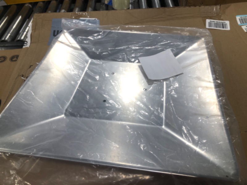 Photo 1 of 4-Sided Propane Heat Reflector Shield, Pyramid Patio Heater Replacement Top for Glass Tube Outdoor Heaters - Hole Distance 4" Hole distance: 10cm / 4inches