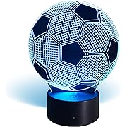 Photo 1 of Killer's Instinct Outdoors Night Light for Boys 3D Football – Lights Lamp 3D Illusion Lamps for Kids Bedroom Decors 7 LED Colors Touch Switch Cool Gifts for Birthday Gifts Sports Theme Fans
