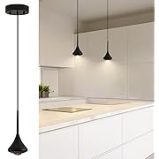 Photo 1 of Black Pendant Light for Kitchen Island, Small Modern Industrial Hanging Pendant Light for Over Sink,Bar,Dining Room,Bedside
