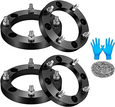 Photo 1 of BDFHYK 4x156mm ATV Wheel Spacers 1 inch 4x6.15 Hubcentric Wheel Spacer Compatible with Polaris Ranger Polaris RZR Polaris Sportsman,Forged 4 Lug Wheel Adapters M12x1.5 & 131 mm Hub Bore, Set of 4