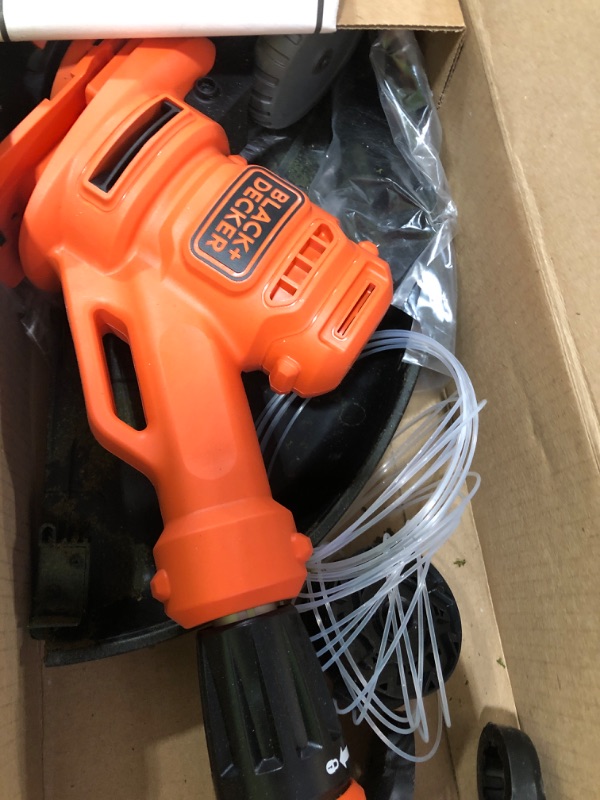 BLACK+DECKER String Trimmer with Auto Feed, Electric, 6.5Amp, 14Inch