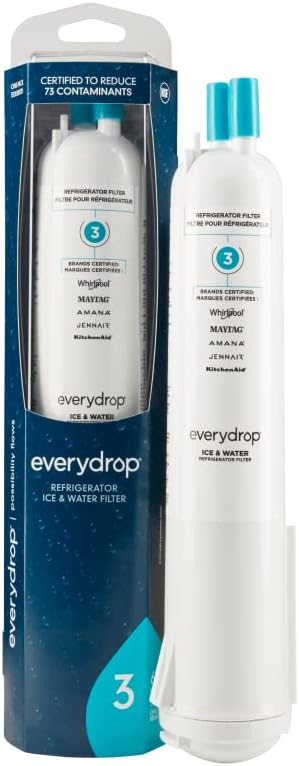 Photo 1 of Everydrop by Whirlpool Ice and Water Refrigerator Filter 3, EDR3RXD1, Single-Pack