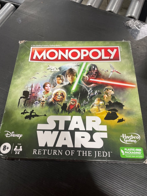 Photo 1 of Hasbro Gaming Monopoly: Star Wars Return of The Jedi Board Game for 2-6 Players, Inspired by Return of The Jedi Movie, Game for Families and Kids Ages 8+ (Amazon Exclusive)