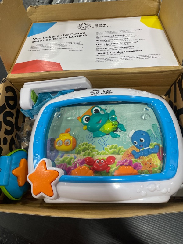 Photo 3 of Baby Einstein Sea Dreams Soother Musical Crib Toy and Sound Machine, Newborn and up