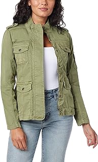 Photo 1 of kensie Jeans for Women Lightweight Zip-Up Utility Jackets Transitional Jackets for Fall and Spring, SIZE 8/29
 