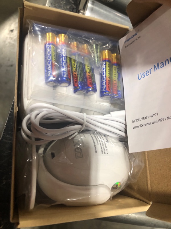 Photo 1 of WiFi Water Leak Detector 3 Pack,Water Sensor Alarm with Smart App Alerts,125dB Adjustable Alarm,Leak and Drip Alert,Water Detector Alarm for Basement, Floor, Home(Not Support 5G WiFi)
