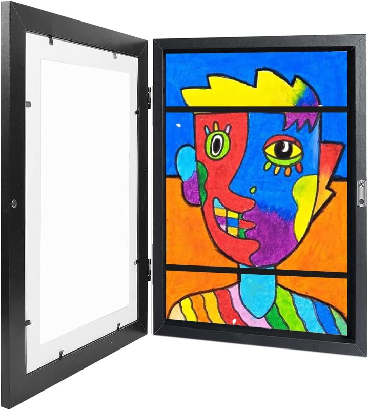 Photo 1 of  Kids Artwork Frames Changeable Front Opening Holds 50-150 Sheets Art - A4 8.5 X 11 Picture Frames Display Storage For Poster, Crafting, Drawing, Collage Wall Decor, Outer Frame Size 11x14