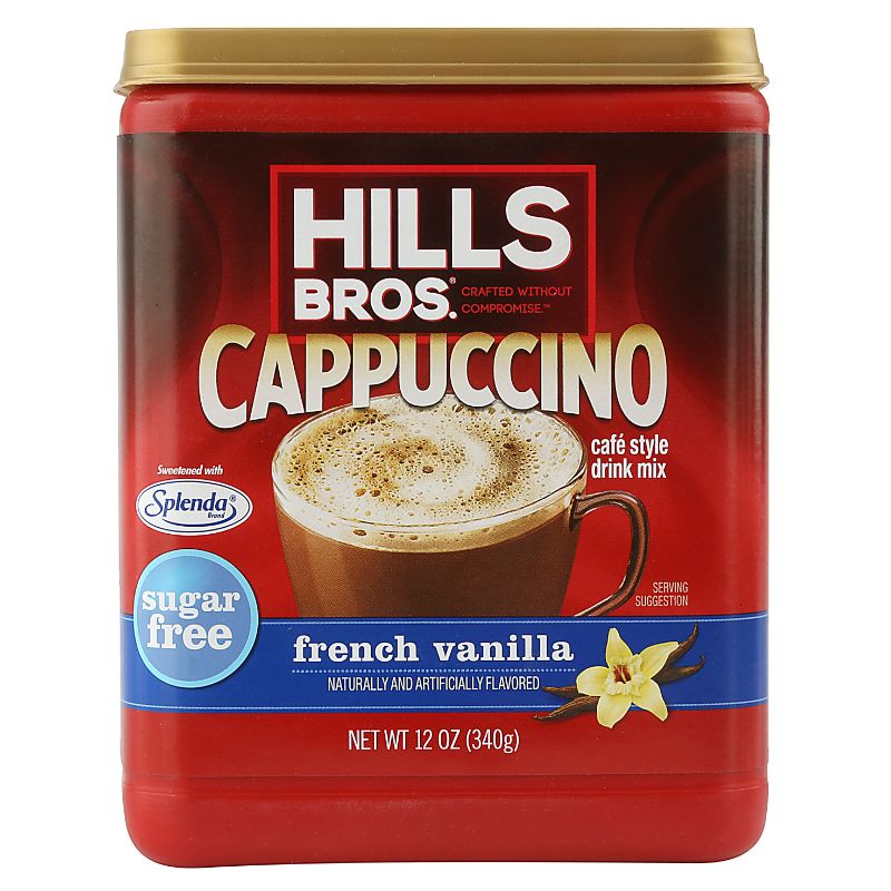 Photo 1 of Hills Bros. Cappuccino French Vanilla Sugar Free 16 oz. (Pack of 6)