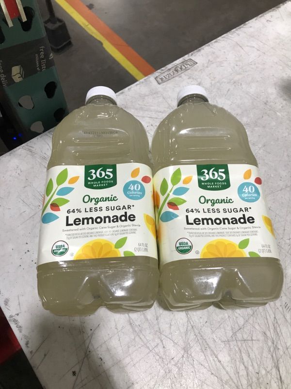 Photo 2 of 2 Pack -365 by Whole Foods Market, Organic Light Lemonade, 64 Fl Oz