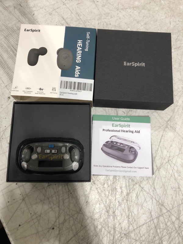 Photo 1 of EarSpirit Hearing Aids for Seniors Adults with Noise Cancelling, Hearing Amplifiers 8-Channel Digital with LCD 100 Hrs of Use with Charging Case for Mild to Moderate Hearing Loss