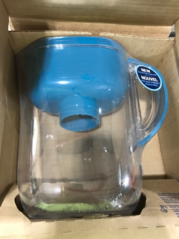 Photo 2 of Brita Water Filter Pitcher for Tap and Drinking Water with 1 Standard Filter, Lasts 2 Months, 6-Cup Capacity, BPA Free, Turquoise Turquoise 6 Cup Standard Filter Water Pitcher