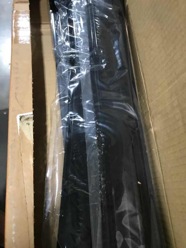 Photo 2 of Tape-On Rain Guard 4-Piece for 2013-2018 Hyundai Santa Fe Windows Visor Shield Shade Smoke 94534 black 13-18 Hyundai Santa Fe