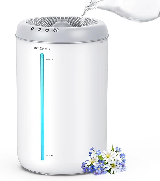 Photo 1 of 4.5L Humidifiers, Top Fill Humidifier for Large Room, Air Humidifiers with Nightlight, Cool Mist Humidifier for Home, Baby, Pets, Plants, Room, Quiet 48 Hours Run Time, Auto Shut OFF