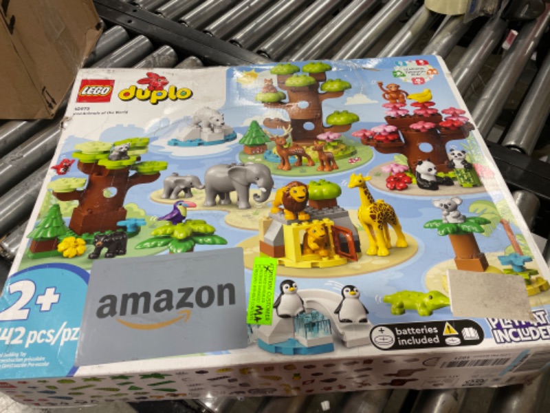 Photo 2 of LEGO DUPLO Town Wild Animals of The World 10975 Building Toy Set for Preschool Kids, Toddler Boys and Girls Ages 2+ (142 Pieces)
