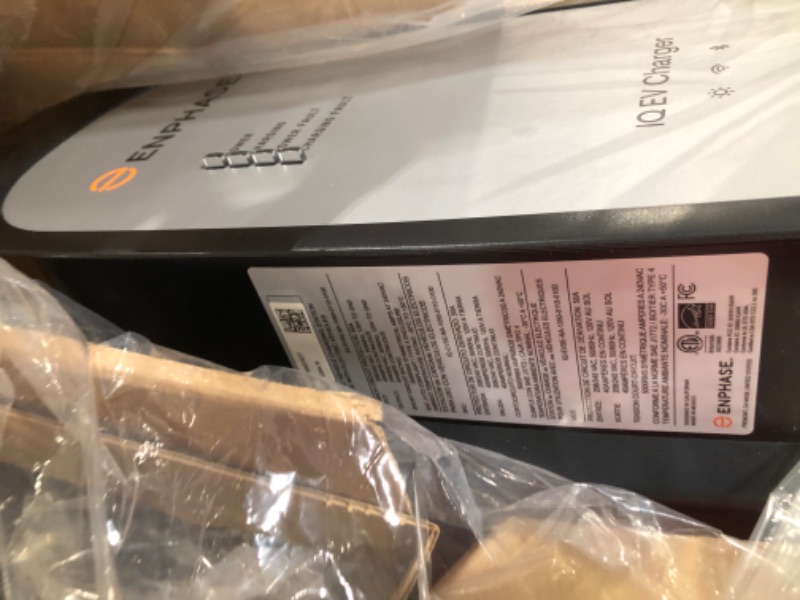 Photo 1 of 40 Amp Plug-in EV Charger - Enphase IQ 50, Level 2 Smart Charging Station with Wi-Fi, Safety Certified, 240v, NEMA 14-50 Plug, 25ft Rugged Cable & J1772 Connector Plug-in w/ Wi-Fi 40 Amp
