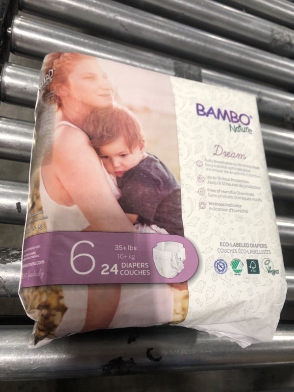 Photo 2 of Bambo Nature Premium Baby Diapers (SIZES 0 TO 6 AVAILABLE), Size 6, 24 Count Size 6 24