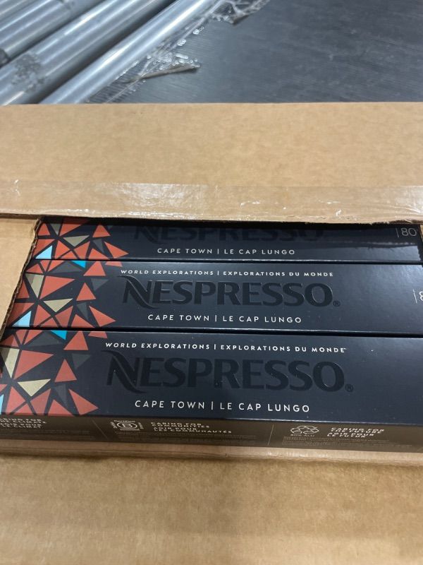 Photo 2 of Nespresso Capsules OriginalLine, Cape Town Envivo Lungo, Dark Roast Espresso Coffee Pods, 50 Count Pods, Brews 3.7 Ounce (ORIGINAL LINE ONLY) Caffeinato 50 Count (Pack of 1)