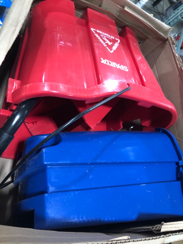 Photo 2 of SPARTA 8.75 Gal. Red Polypropylene Mop Bucket Combo with Wringer and Soiled Water Insert
