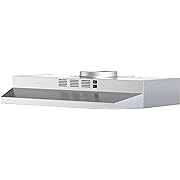 Photo 1 of FIREGAS 30 inch Range Hood Under Cabinet, Ducted/Ductless Convertible Stainless Steel Kitchen Range Hood with Rocker Button Control, 2 Speed Exhaust Fan, 300 CFM Aluminum Filter Included
