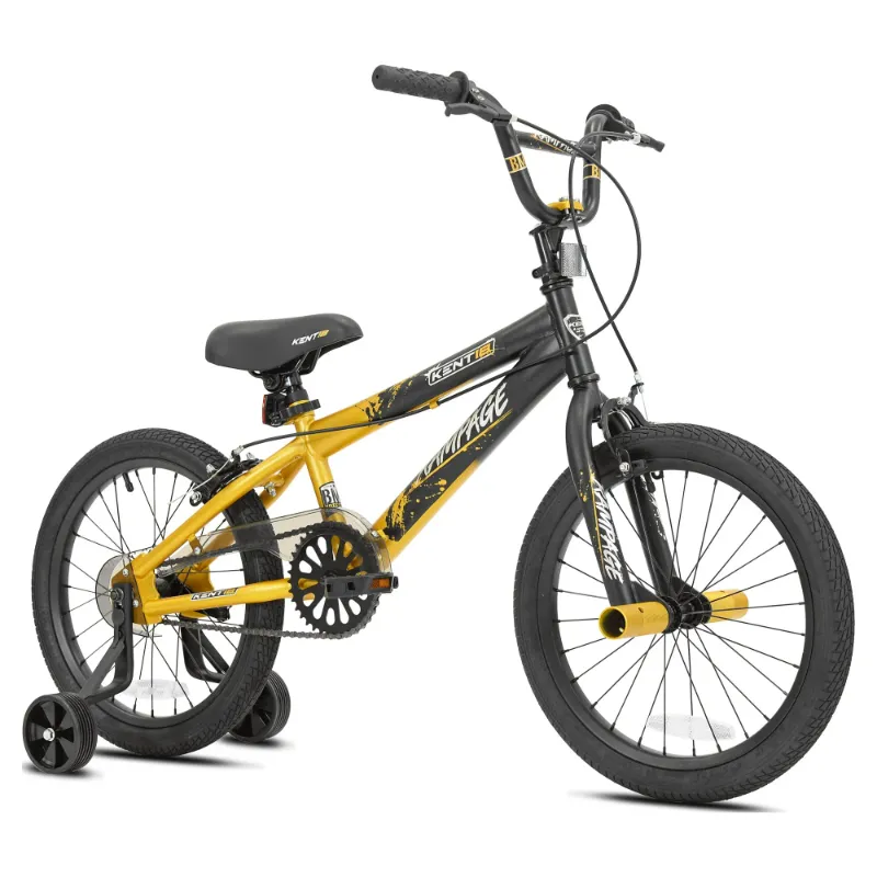 Photo 1 of Kent Bicycle 18 in. Rampage Boy's BMX Child Bicycle, Green and Black (stock photo for reference)