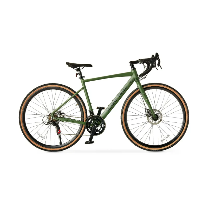 Photo 1 of Ozark Trail 700C G.1 Explorer Gravel Bike, Medium Frame, Green, Adult, Unisex