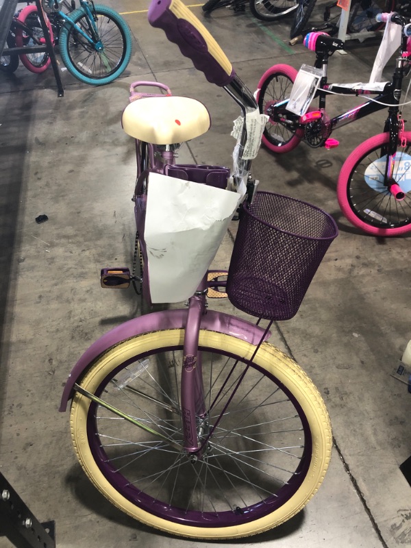 Photo 2 of Huffy 24" nel Lusso Girls' Cruiser Bike, Purple