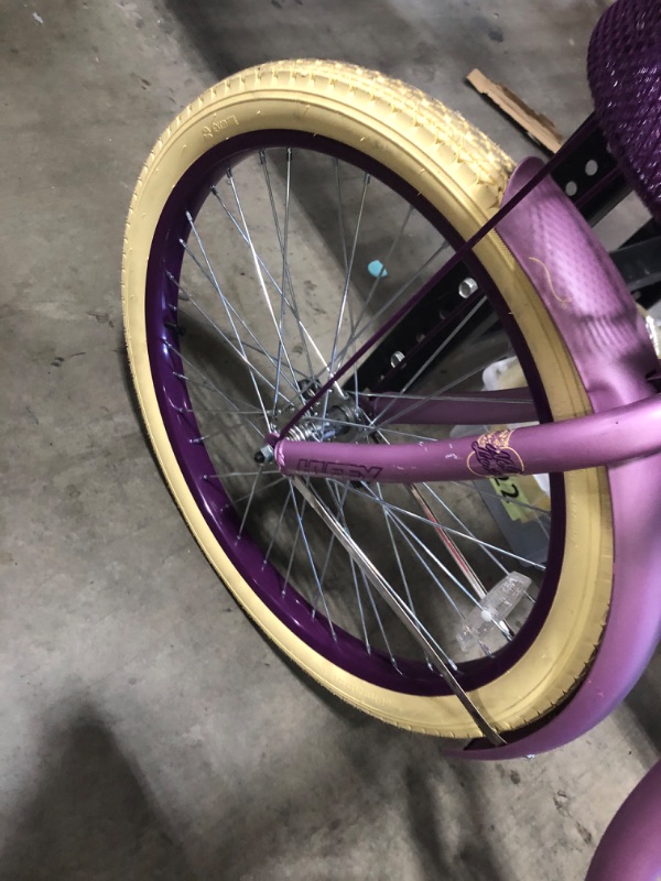 Photo 3 of Huffy 24" nel Lusso Girls' Cruiser Bike, Purple