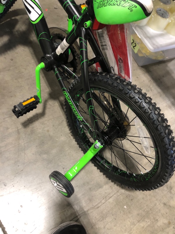 Photo 3 of Next 18" Surge Boys BMX Bike, Black/Green