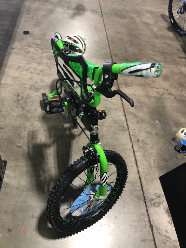 Photo 2 of Next 18" Surge Boys BMX Bike, Black/Green