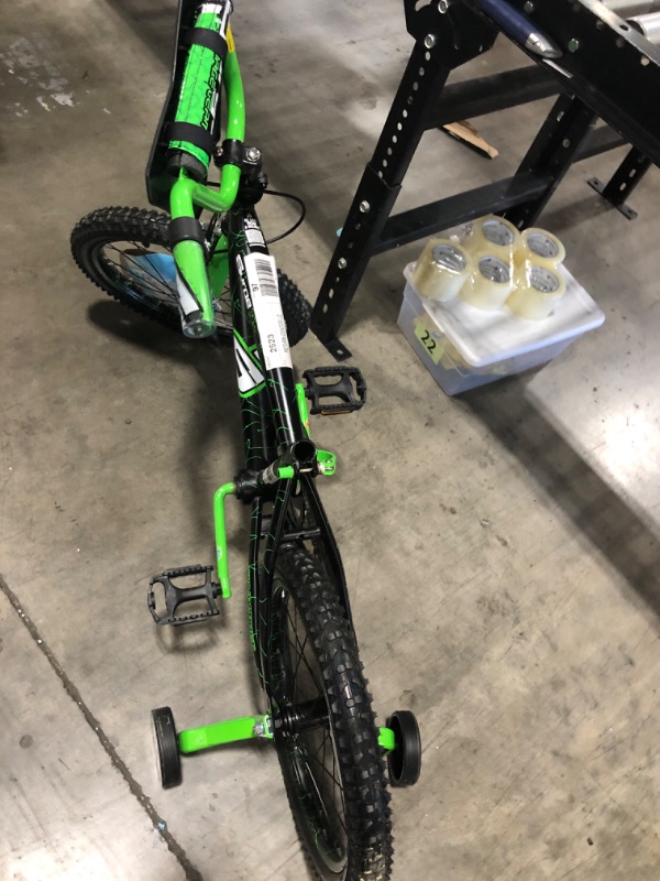 Photo 4 of Next 18" Surge Boys BMX Bike, Black/Green