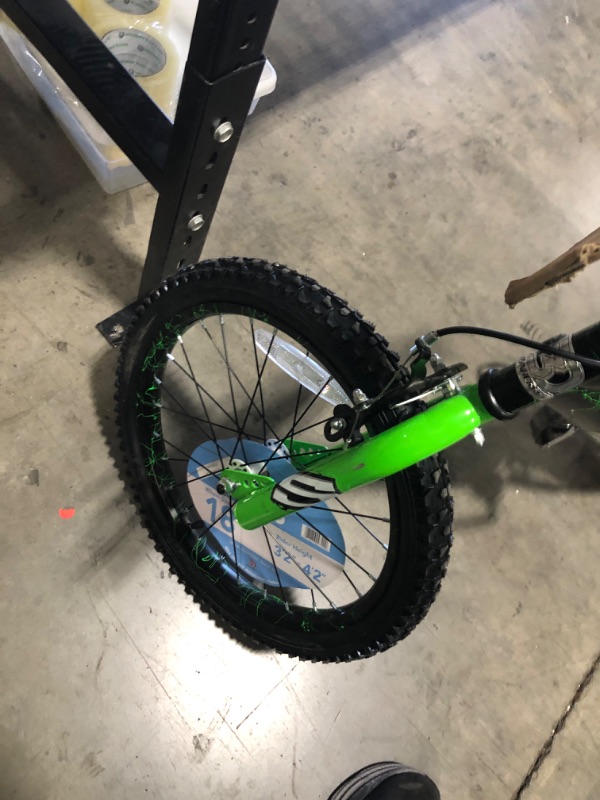 Photo 4 of Next 18" Surge Boys BMX Bike, Black/Green