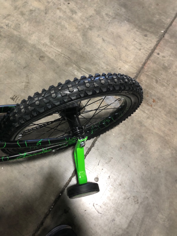 Photo 5 of Next 18" Surge Boys BMX Bike, Black/Green