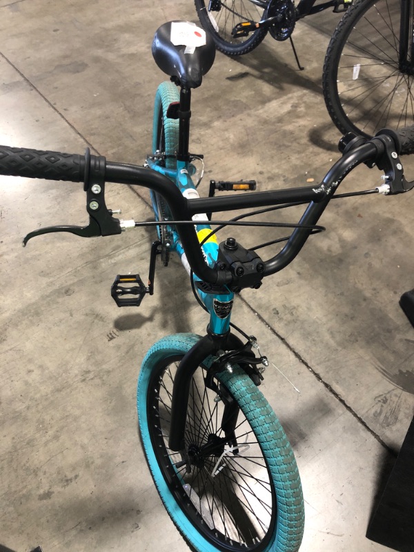 Photo 2 of Kent 20 in. Incognito Girl's BMX Bike, Turquoise Blue Camouflage