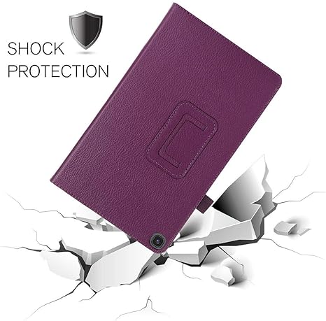 Photo 1 of Case for Samsung Galaxy Tab A9+ Plus (SM-X210/X215/X216) - Slim Lightweight Folio Stand Cover PU Leather Case for Galaxy Tab A9+ 11" Inch Tablet 2023 Released + 1 Stylus (Purple)
