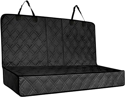 Photo 1 of Car Seat Cover, Back Seat Covers for Dogs Waterproof Car Seat Protector Heavy Duty Scratchproof Backseat Cover with Side Flap for Cars, Suvs & Trucks, Black
