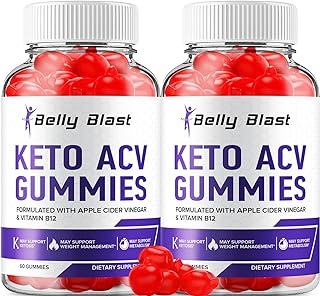 Photo 1 of (2 Pack) Belly Blast Keto ACV Gummies - Advanced Formula Belly Blast Keto Plus ACV Gummies Apple Cider Vinegar BellyBlast ACV Dietary Supplement Reviews Men Women (180 Gummies)