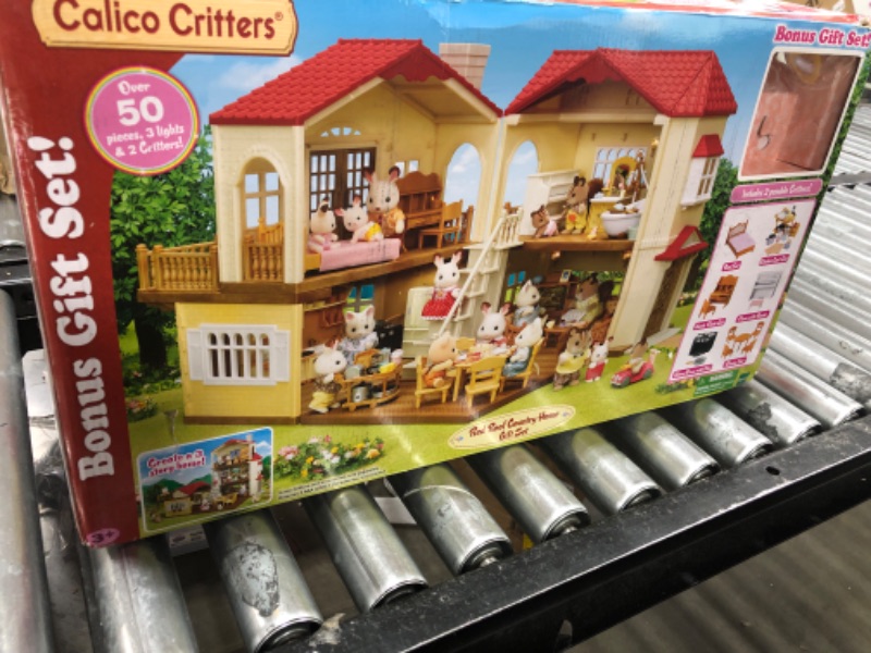 Photo 2 of Calico Critters Red Roof Country Home Gift set, Cottage