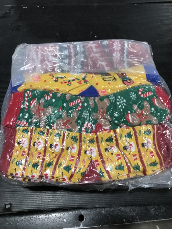 Photo 1 of 60 Pairs Christmas Socks in Bulk for Women Men, Cotton Colorful Christmas Crew Socks Novelty Funny Fancy Xmas Socks Pack
