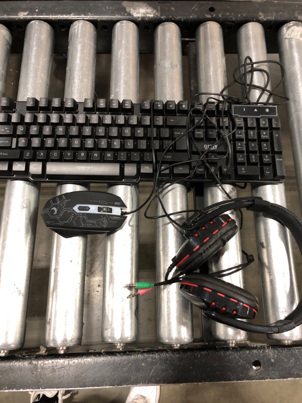 Photo 2 of Gaming Keyboard, Mouse and Gaming Headset, Wired LED RGB Backlight Bundle for PC Gamers and Xbox and PS4 Users - 3 in 1 Edition Hornet RX-250
