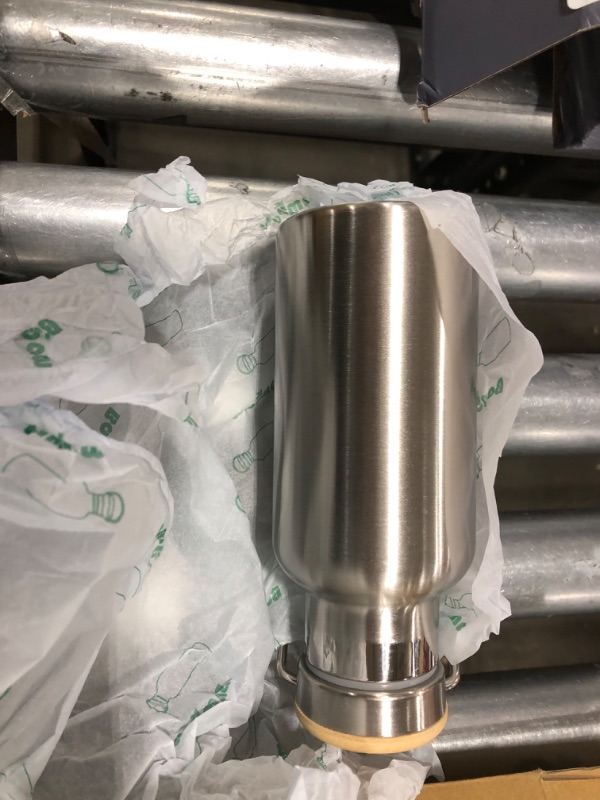 Photo 1 of Bambaw Insulated Bottle in Steel, 350ml