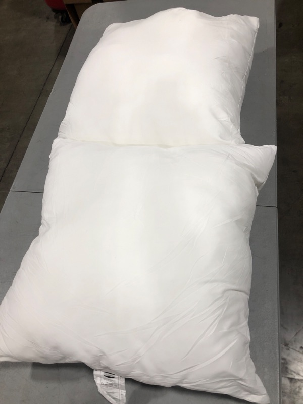 Photo 1 of 2 Pack 22"x22" White Pillows